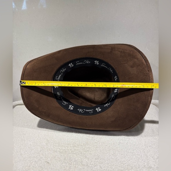 Som-Her Hats Brown Suede Cowboy Hat (XL) - Made in Mexico - Picture 15 of 15